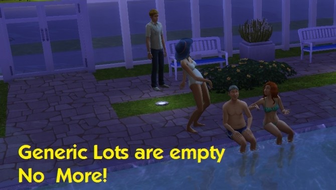 Sims 4 Generic Lots Are Empty No More! by simmythesim at Mod The Sims