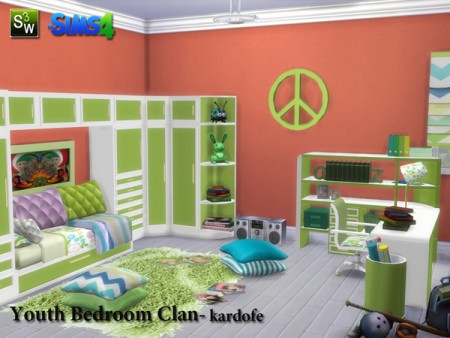 Youth Bedroom Clan by kardofe at TSR