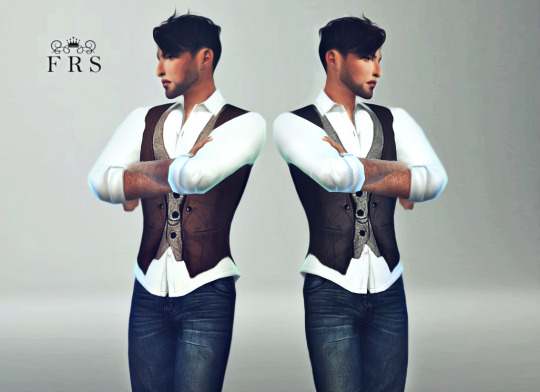 Sims 4 Male classic vest at Fashion Royalty Sims