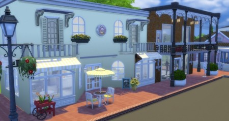 Creole Court Retail Plaza by bubbajoe62 at Mod The Sims » Sims 4 Updates