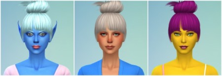 70 Matching Berry Colors (Nightcrawler No Angel Hairstyle/Eyebrow 2) at The Simsperience