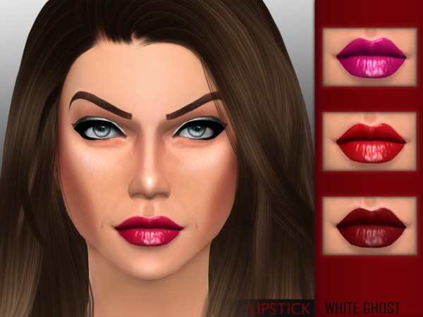 Sims 4 Gloss Lipstick by WhiteGhost at TSR