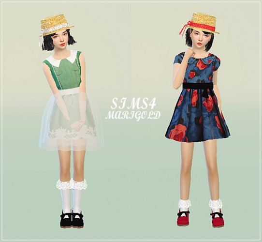 Child lace socks at Marigold » Sims 4 Updates