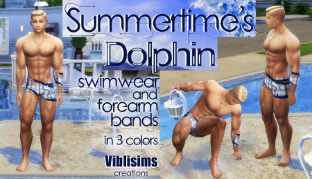 Swimwear and forearm bands by ciaolatino38 at Mod The Sims