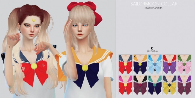 Sims 4 Sailor Moon Collar at Kalewa a