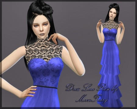 Dress Lace Rose at Everything for your sims