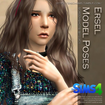 Ersel Model Poses at ErSch Sims