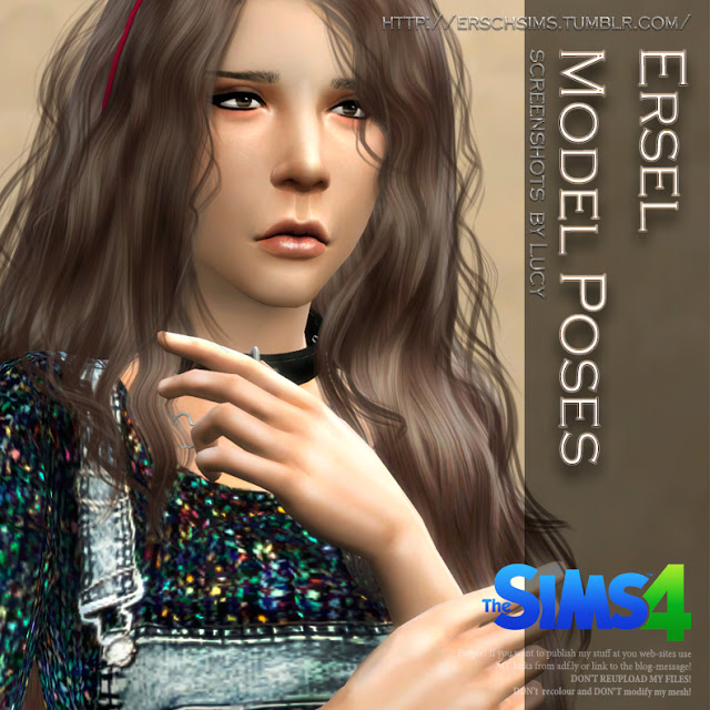 Sims 4 Ersel Model Poses at ErSch Sims