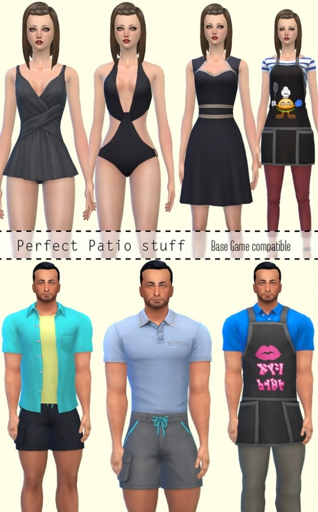 Sims 4 Conversion Base Game compatible Perfect Patio stuff at Jenni Sims
