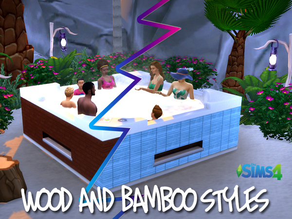 Sims 4 Tropical Whirlpools by Waterwoman at Akisima