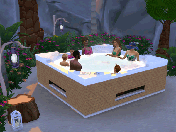 Sims 4 Tropical Whirlpools by Waterwoman at Akisima