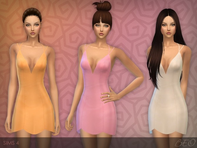 Sims 4 LITTLE DRESS at BEO Creations