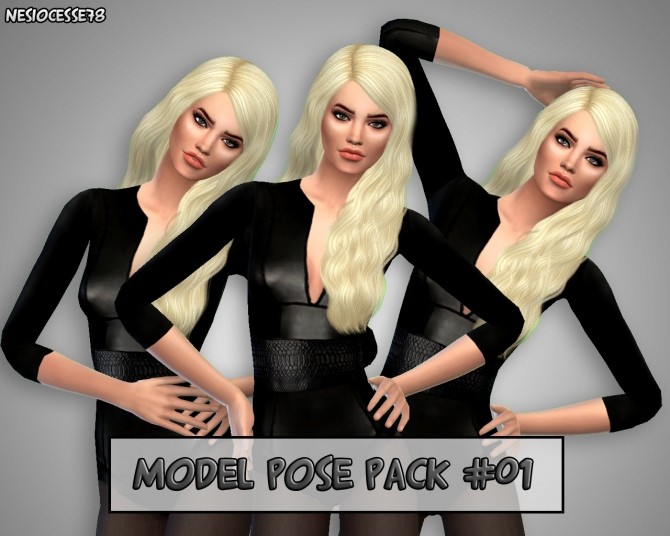 Sims 4 3 Model Poses by nesiocesse78 at Mod The Sims