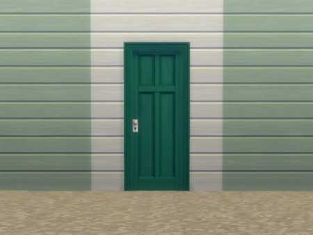 Two-Tile Four-Panel Door by plasticbox at Mod The Sims
