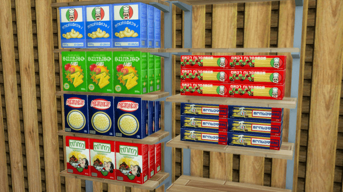Sims 4 Pasta clutter at Budgie2budgie