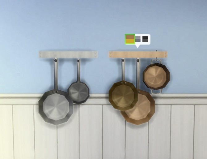 Sims 4 Single Tile RAW Cookware by plasticbox at Mod The Sims