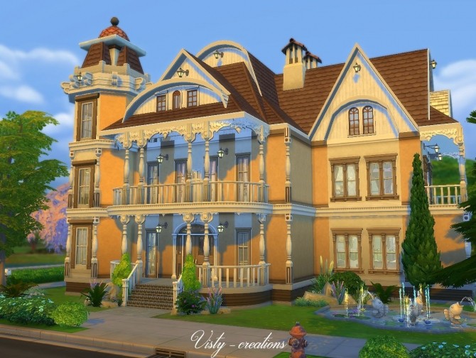 Sims 4 Rosalia villa by Vista 6 at Visty Creations