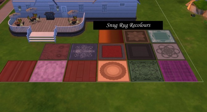 Sims 4 Snug Rug 15 Recolours by Simmiller at Mod The Sims