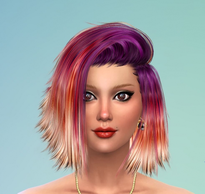 The sims 4 hair color mod pink - nelodotcom
