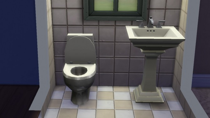 Sims 4 The Ambassador toilet and The patrician sink mesh override by necrodog at Mod The Sims