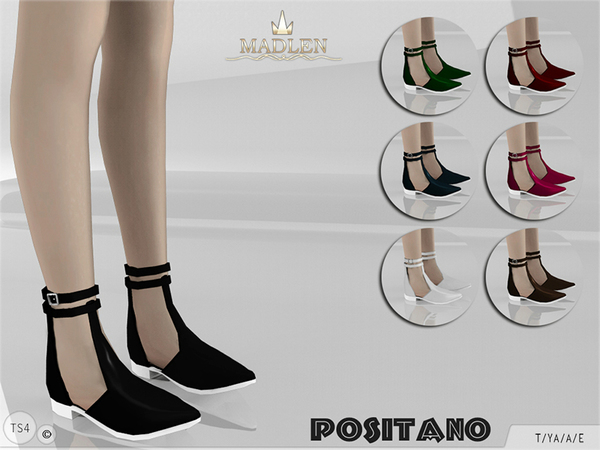 Sims 4 Madlen Positano Sandals by MJ95 at TSR