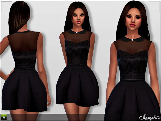 Sims 4 Jazmina Dress by Margie at Sims Addictions