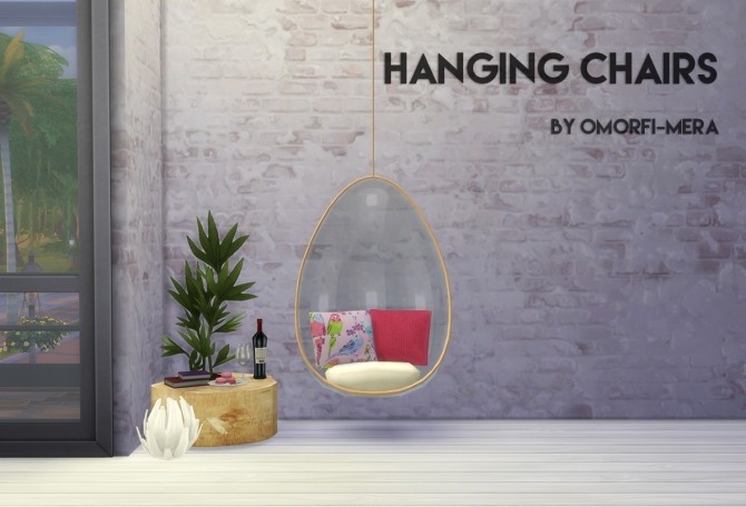 Sims 4 Hanging Chairs conversion at Omorfi Mera