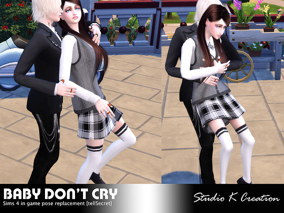 Sims 4 Baby Dont Cry Couples Poses at Studio K Creation