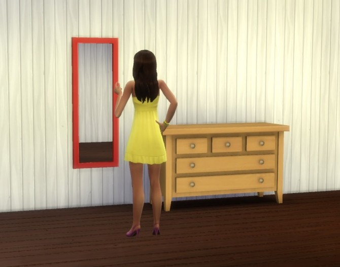 Sims 4 Sincerity mirror Mesh Override by plasticbox at Mod The Sims