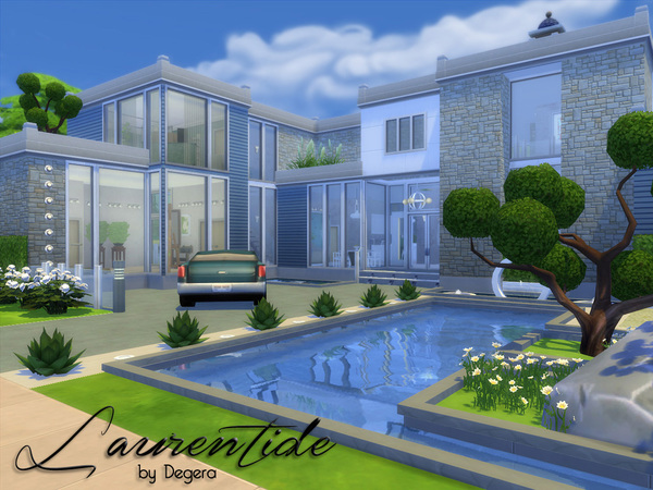 Sims 4 Laurentide house by Degera at TSR