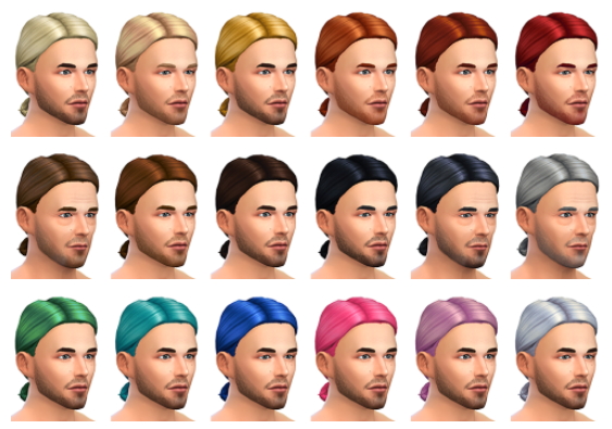 Sims 4 Le Chant des Loups 2 hairs by Rope at Simsontherope