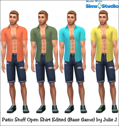 Sims 4 Patio Stuff Shirt Edited at Julietoon – Julie J