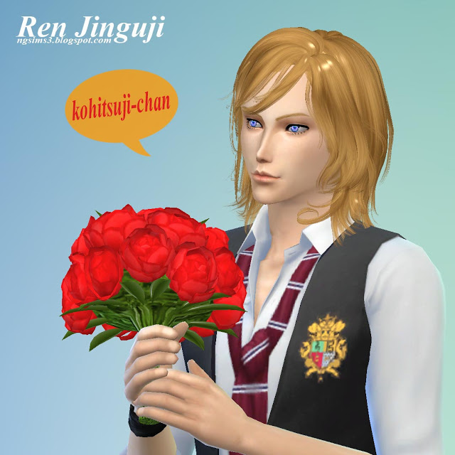 Sims 4 Syo Kurusu & Ren Jinguji at NG Sims3
