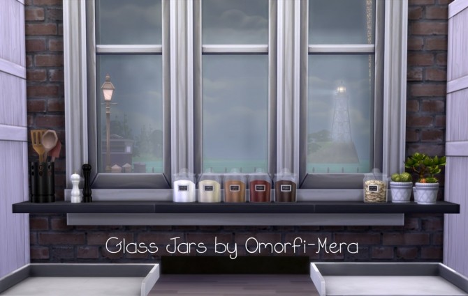 Sims 4 Glass Jars at Omorfi Mera