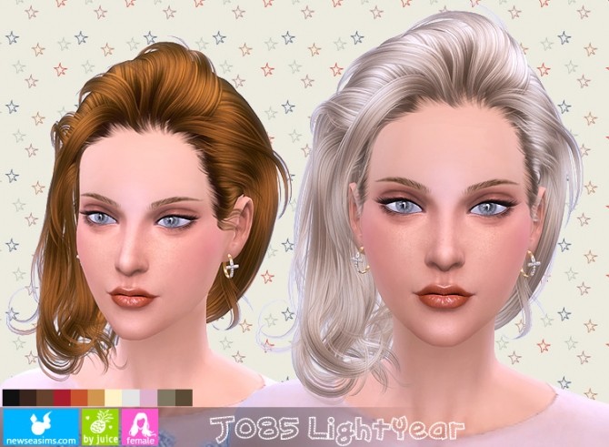 Sims 4 J085 LightYear hair (Pay) at Newsea Sims 4