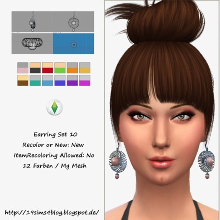 Earrings Set 10 at 19 Sims 4 Blog