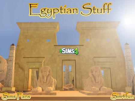 Egyptian Stuff by Sim4fun at Sims Fans