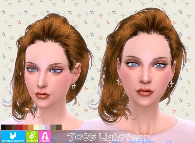 Sims 4 J085 LightYear hair (Pay) at Newsea Sims 4