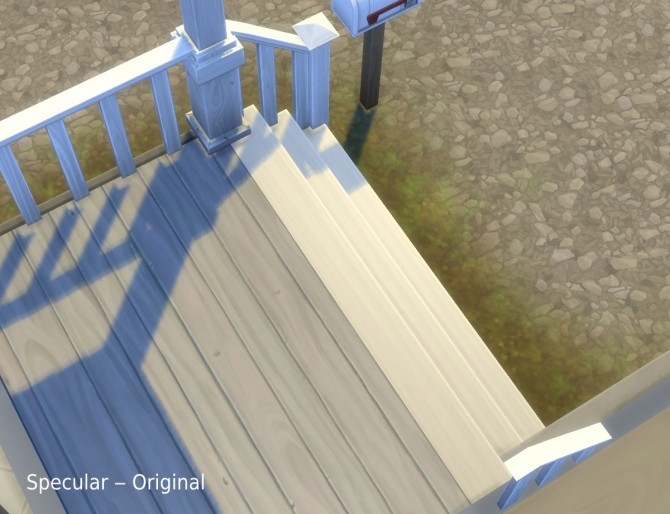 Sims 4 Non Glossy Ladderlike stairs + whitewood override by plasticbox at Mod The Sims
