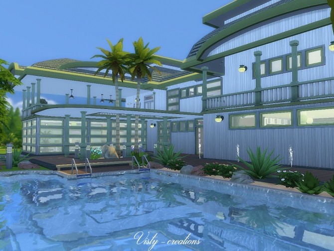 Sims 4 Tropical wind house by Vista at Visty Creations