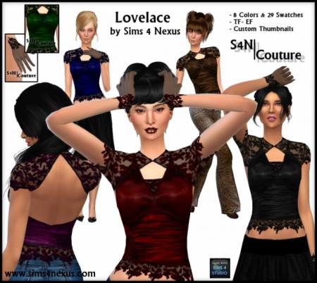 LoveLace S4N Couture at Sims 4 Nexus » Sims 4 Updates