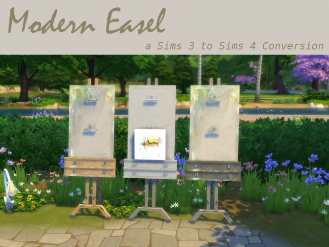 Sims 4 Easel Recolors