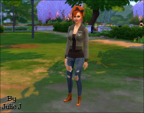 Sims 4 Jacket & Tee at Julietoon – Julie J
