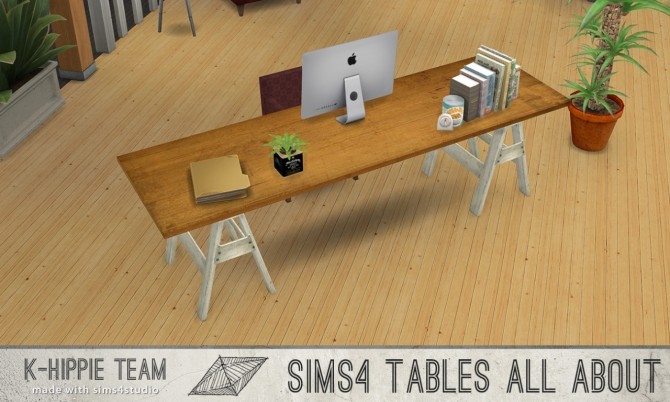 Sims 4 7 Archi Tables volume 1 at K hippie