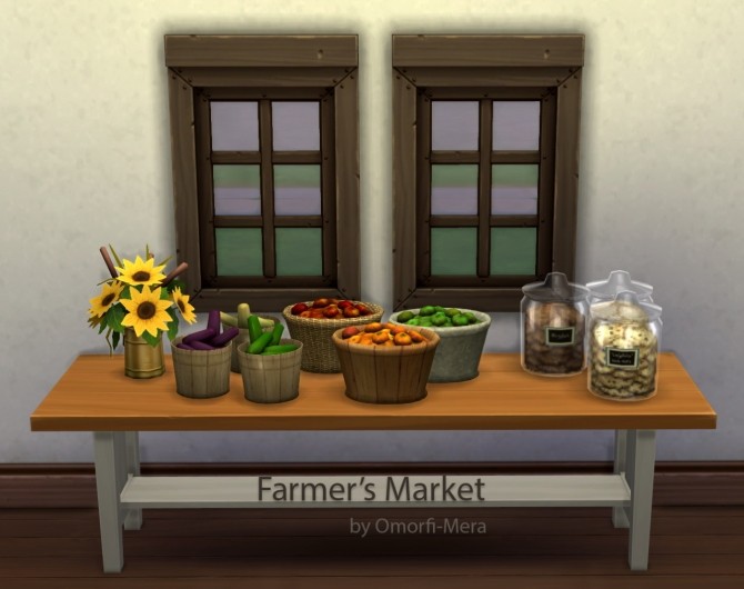 Sims 4 Farmers market at Omorfi Mera