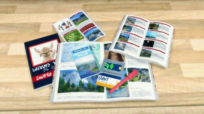 Sims 4 Guide Books for Granite Falls at Budgie2budgie