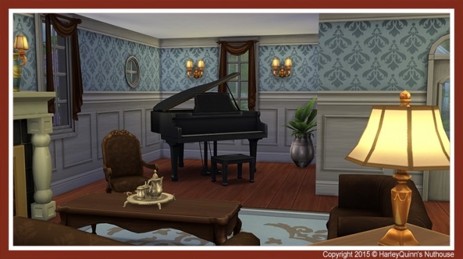 Sims 4 Ambleside house at Harley Quinn’s Nuthouse