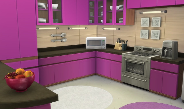 Sims 4 Kitchens by Bloup at Sims Artists