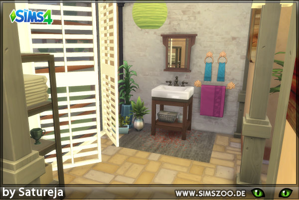 Sims 4 Tierra bathroom by Satureja at Blacky’s Sims Zoo