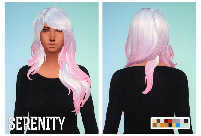 Sims 4 Newseas Tera & Serenity hair retextures at Chisami